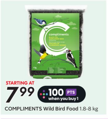 COMPLIMENTS Wild Bird Food - Big Earn