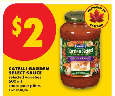 CATELLI GARDEN SELECT SAUCE, 600 mL