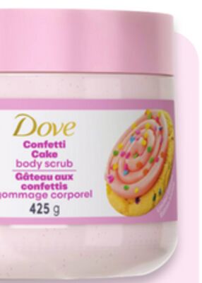 Dove x Crumbl body scrub