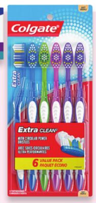 Colgate Sensitive Pro-Relief 120 mL or Optic White Advanced 133 mL toothpaste or Extra Clean toothbrushes