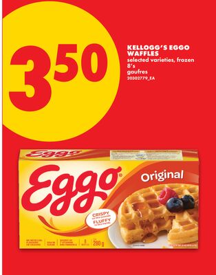 KELLOGG'S EGGO WAFFLES, 290 g