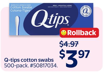 Q-tips cotton swabs