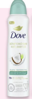 Dove dry spray or stick deodorant