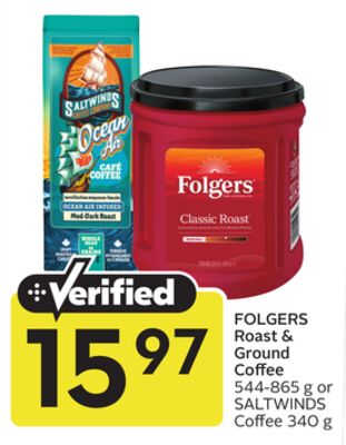 FOLGERS Roast & Ground Coffee