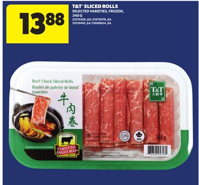 T&T SLICED ROLLS
