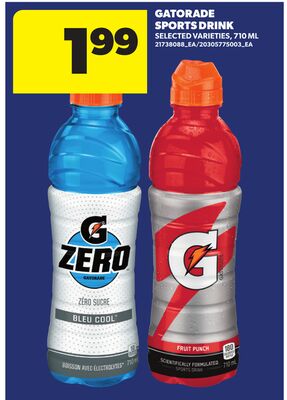 GATORADE SPORTS DRINK, 710 ML
