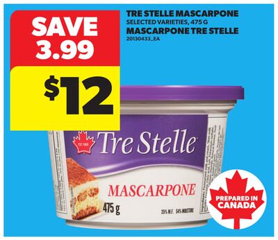 TRE STELLE MASCARPONE, 475 G