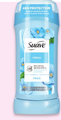 Suave body wash 532 mL or antiperspirant 74 g