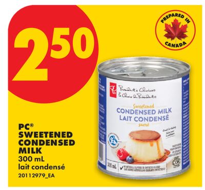 PC® SWEETENED CONDENSED MILK, 300 mL