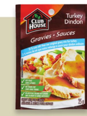 Club House sauce or gravy mixes