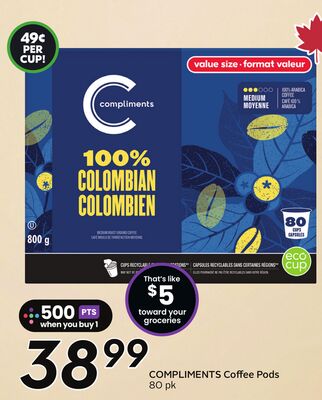 COMPLIMENTS Coffee Pods