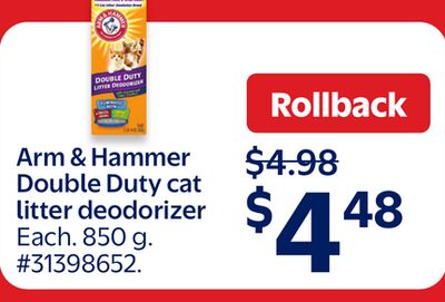 Arm & Hammer Double Duty cat litter deodorizer