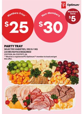 PARTY TRAY, 592 G - 1 KG