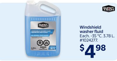 Windshield washer fluid