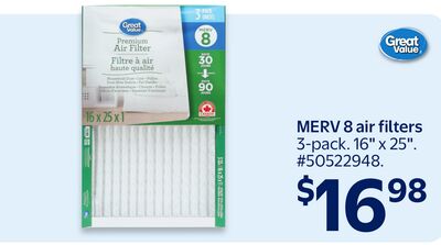 MERV 8 air filters