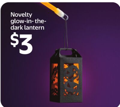 Novelty glow-in-the-dark lantern