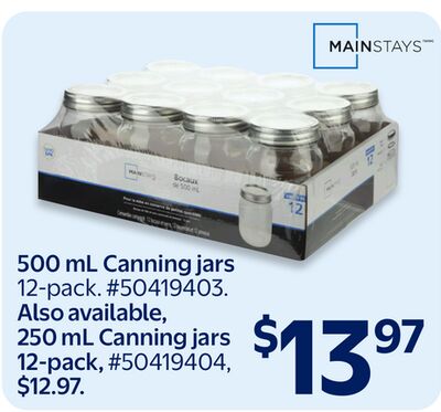 500 mL Canning Jars