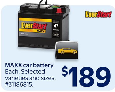 MAXX car battery