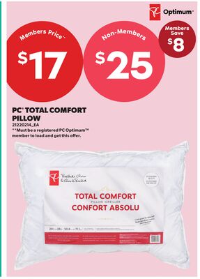 PC TOTAL COMFORT PILLOW