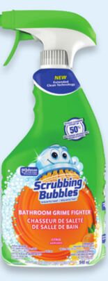 Scrubbing Bubbles bathroom cleaners