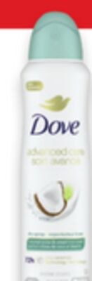 Dove antiperspirant or deodorant