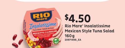 RIO MARE® INSALATISSIME MEXICAN STYLE TUNA SALAD, 160 G