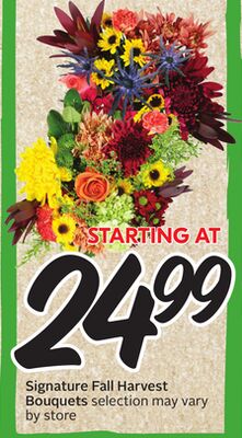 Signature Fall Harvest Bouquets