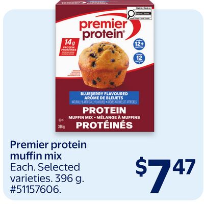 Premier protein muffin mix