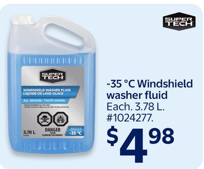-35 °C Windshield washer fluid