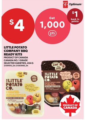 LITTLE POTATO COMPANY BBQ READY KITS, 454 G