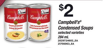 CAMPBELL'S® CONDENSED SOUPS, 284 ML