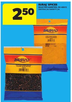 SURAJ SPICES, 50-400 G