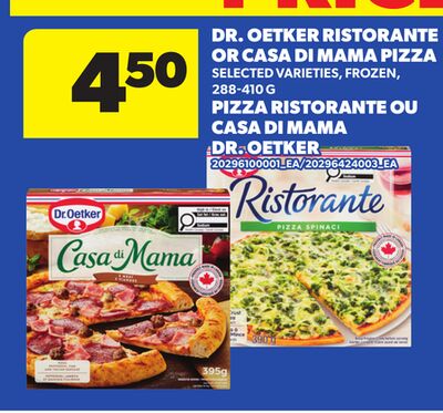 DR. OETKER RISTORANTE OR CASA DI MAMA PIZZA, 288-410 G