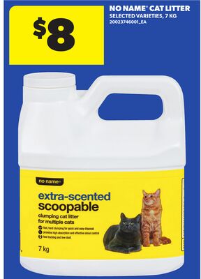 NO NAME® CAT LITTER, 7 KG