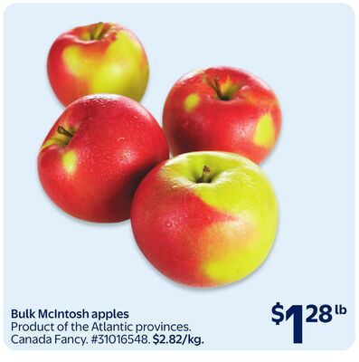 Bulk McIntosh apples
