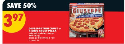 GIUSEPPE'S THIN CRUST OR RISING CRUST PIZZA, 480-785 g