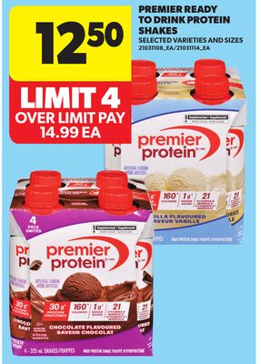 PREMIER READY TO DRINK PROTEIN SHAKES