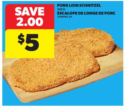 PORK LOIN SCHNITZEL, 300 G