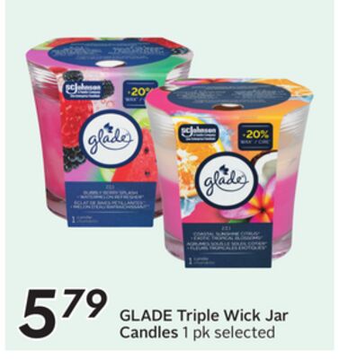 Triple Wick Jar Candles