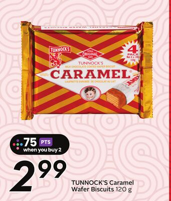 Caramel Wafer Biscuits
