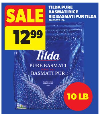 TILDA PURE BASMATI RICE, 10 LB