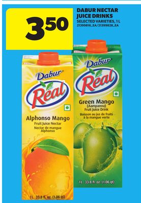 DABUR NECTAR JUICE DRINKS, 1 L