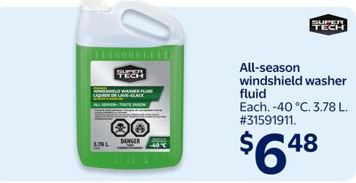 All-season windshield washer fluid