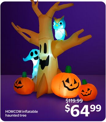 HOMCOM inflatable haunted tree