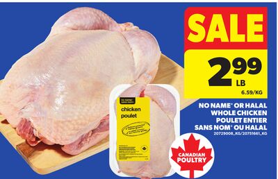NO NAME® OR HALAL WHOLE CHICKEN