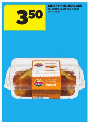 CRISPY POUND CAKE, 308 G