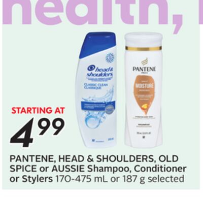 Shampoo, Conditioner or Stylers