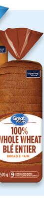 Great Value sliced bread