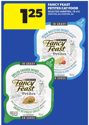 PURINA FANCY FEAST PETITES CAT FOOD, 79.4 G