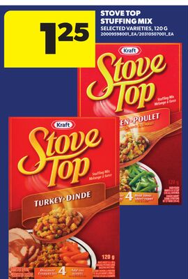 STOVE TOP STUFFING MIX, 120 G